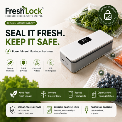 FreshLock™ — clean, memorable, self-explanatory