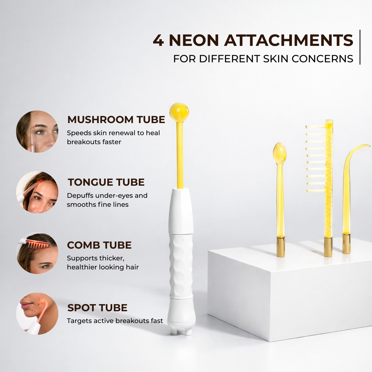 DermaPulse™ High-Frequency Skin Wand