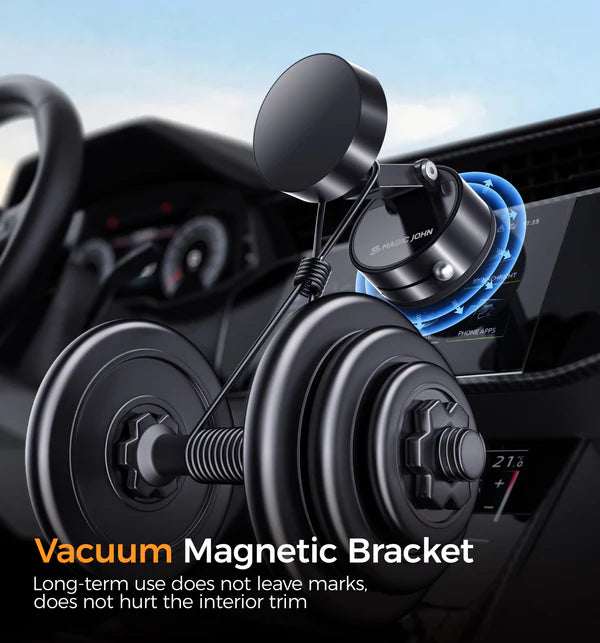 MagGrip™ – Foldable Vacuum-Lock Magnetic Phone Holder