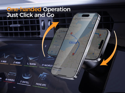 MagGrip™ – Foldable Vacuum-Lock Magnetic Phone Holder